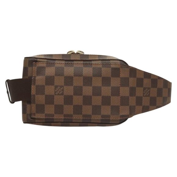 LOUIS VUITTON Damier Ebene Geronimos Shoulder Bag N51994 LV Auth 124677 - Picture 3 of 16